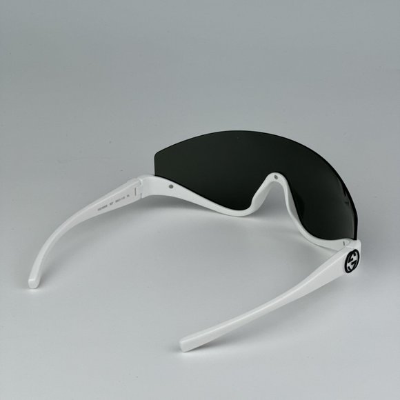 Gucci GG1650S 007 BRAND NEW Sunglasses White Grey Unisex Shield Mask main image 4